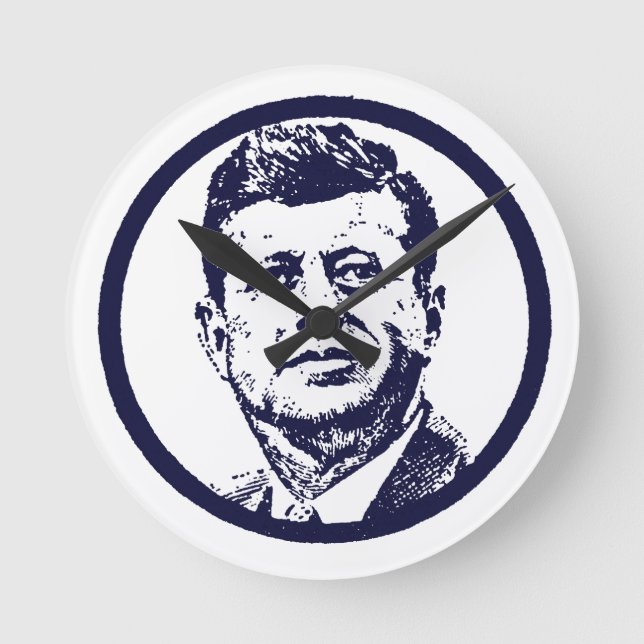 1963 JFK ROUND CLOCK (Front)