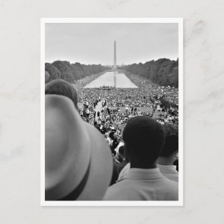 1963 March on Washington Reflecting Pool Restored Postcard