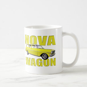 1963 nova chevy II wagon yellow Coffee Mug