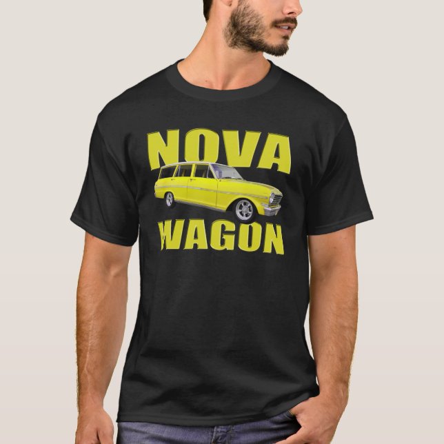 1963 nova chevy II wagon yellow T-Shirt (Front)