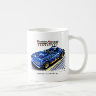 1963 Roger Penske Grand Sport Corvette Roadster Coffee Mug
