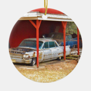 1963 Silver Sadan deville Ceramic Tree Decoration