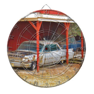 1963 Silver Sadan deville Dartboard
