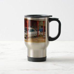 1963 Silver Sadan deville Travel Mug