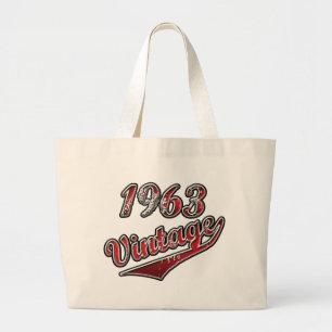 1963 Vintage Large Tote Bag