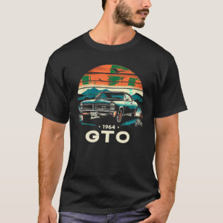 1964 64 GTO Classic Car Old School Muscle Vintage  T-Shirt