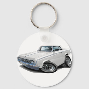 1964-65 Cutlass White Car Key Ring