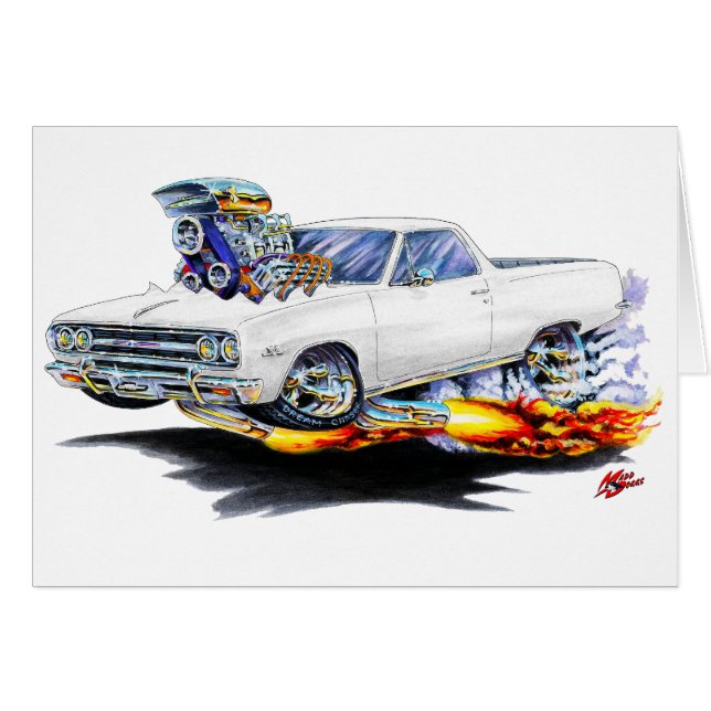 1964-65 El Camino White Truck (Front Horizontal)
