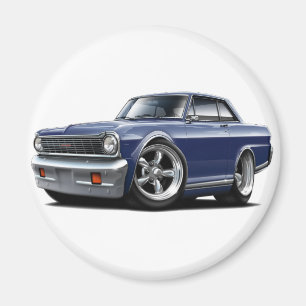 1964-65 Nova Dk Blue Car Magnet