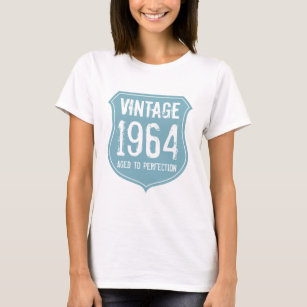 1964 aged to perfection tshirt for men and women