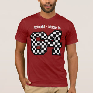 1964 Birthday 50th Year or Any Year CHECKS V05M T-Shirt