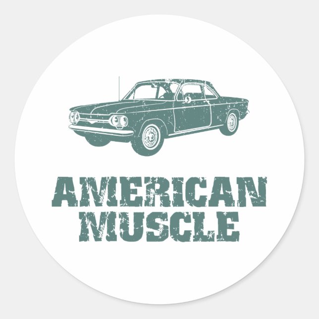 1964 Chevrolet Corvair Classic Round Sticker (Front)
