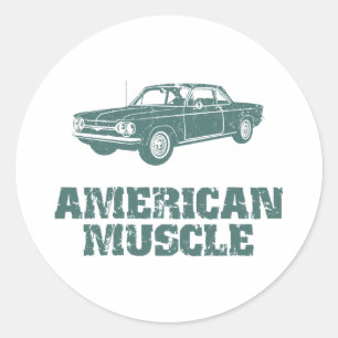 1964 Chevrolet Corvair Classic Round Sticker