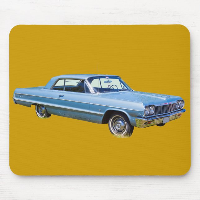 1964 Chevrolet Impala Antique Car Mouse Mat (Front)