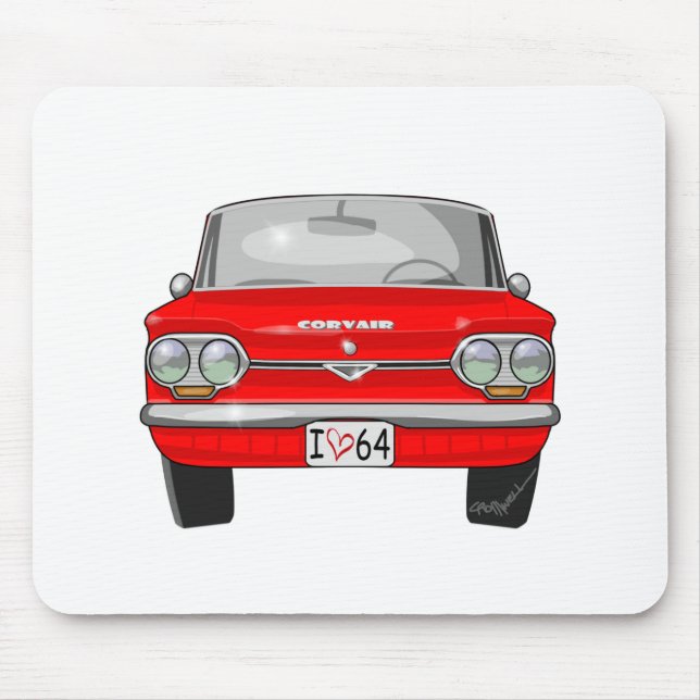1964 Corvair Front View Mouse Mat (Front)