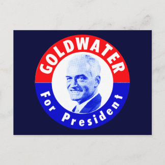 1964 Goldwater for President Postcard