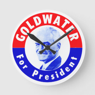 1964 Goldwater for President Round Clock