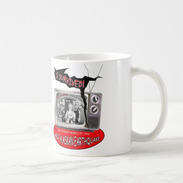 1964 Great Alaskan Earthquake ~ Fireball XL5 Coffee Mug (Right)