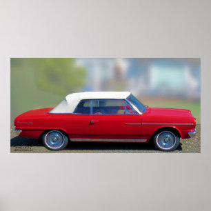 1964 RAMBLER AMERICAN CONVERTIBLE POSTER