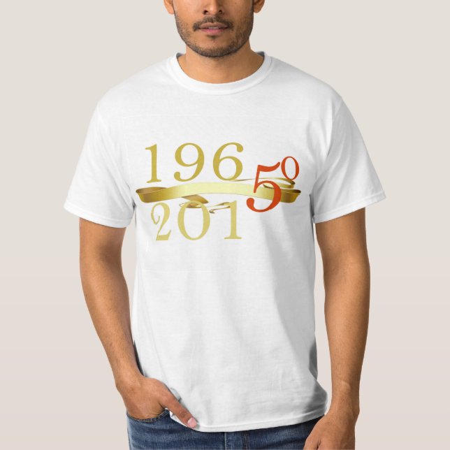 1965 - 2015 Commemorative 50 T-shirt (Front)