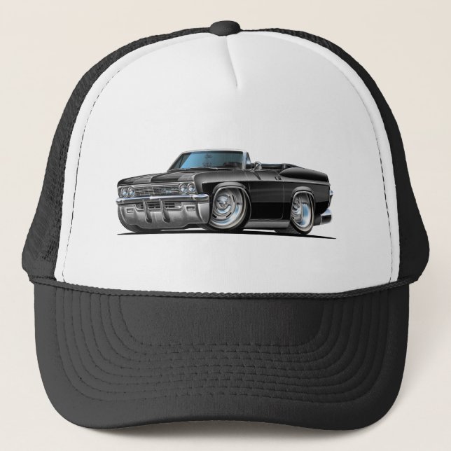 1965-66 Impala Black Convertible Trucker Hat (Front)