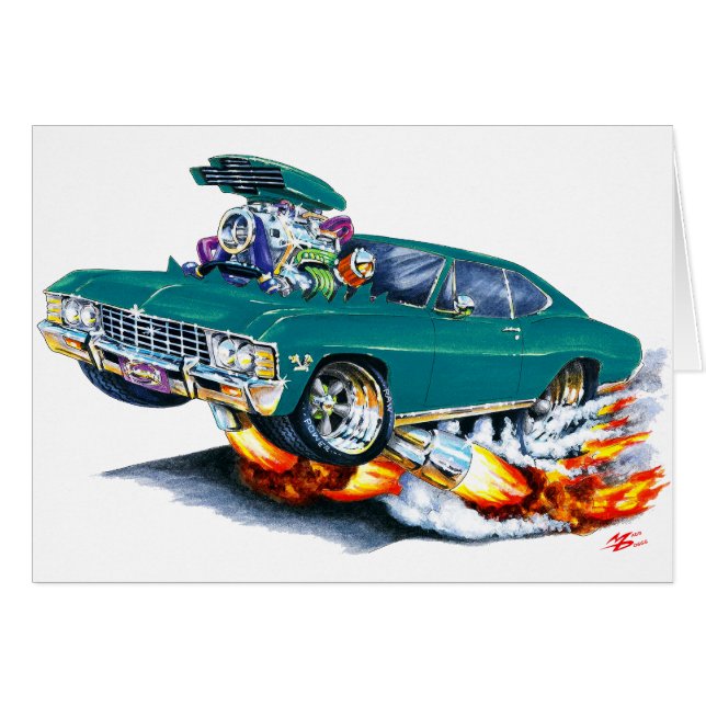 1965-66 Impala Teal Car (Front Horizontal)