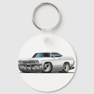 1965-66 Impala White Car Key Ring