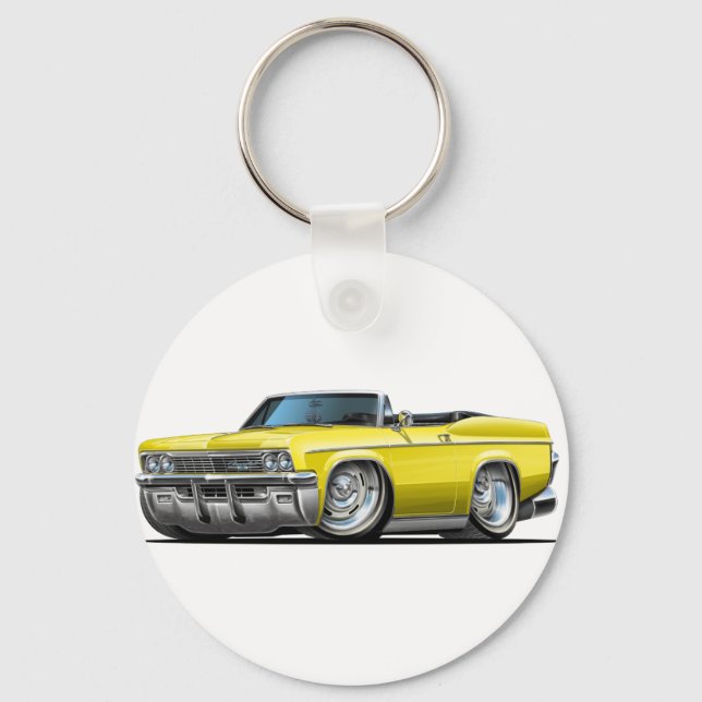 1965-66 Impala Yellow Convertible Key Ring (Front)