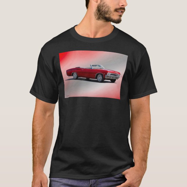 1965 Chevrolet 396 Impala Convertible Classic T-Sh T-Shirt (Front)
