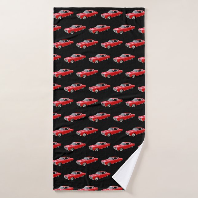 1965 Chevy Chevelle Mailbu SS Muscle Car Bath Towel (Bath Towel)