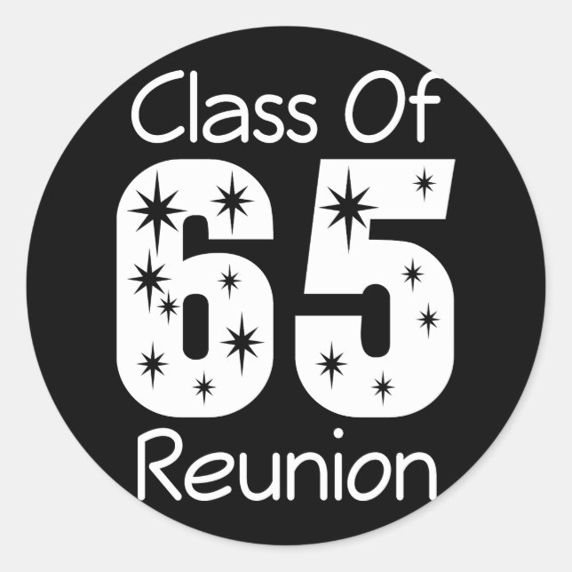 1965 Class Reunion Stickers (Front)