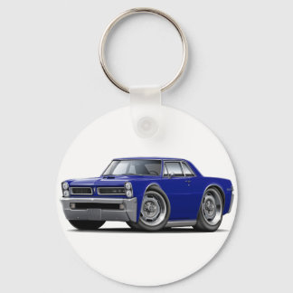 1965 GTO Dark Blue Car Key Ring