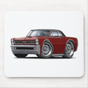 1965 GTO Maroon-Black Top Mouse Mat