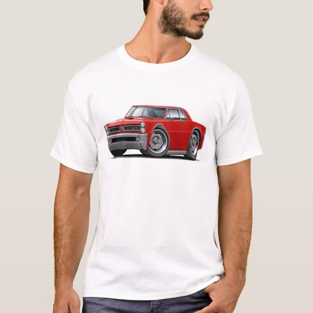 1965 GTO Red Car T-Shirt (Front)