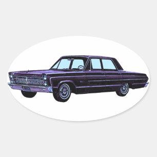 1965 Plymouth Fury I Oval Sticker