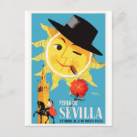 1965 Seville Spain April Fair Poster