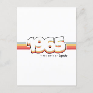 1965 The birth of legends Postcard