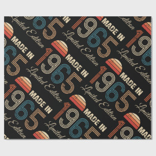 1965 Vintage 60th Birthday Wrapping Paper