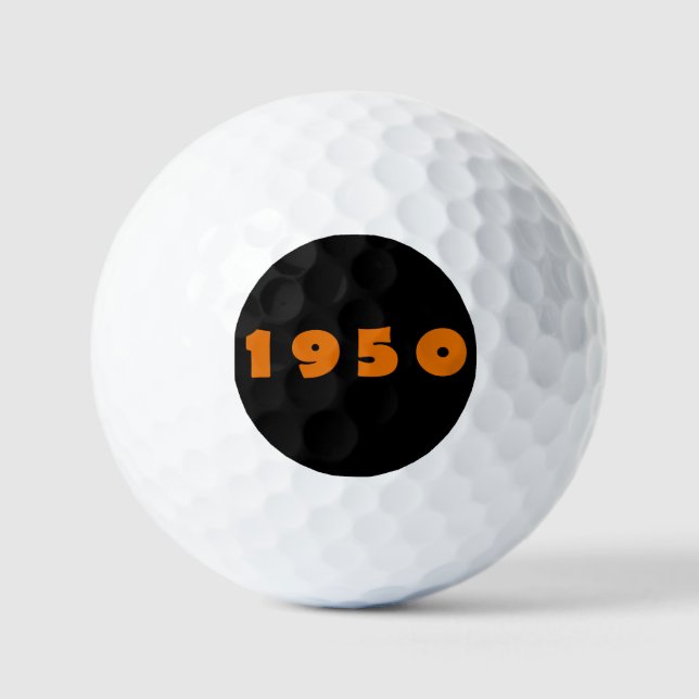 1965 vintage golf balls (Front)