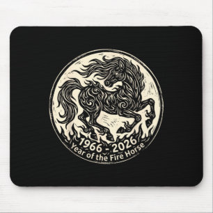 1966 2026 Year of The Fire Horse Chinese Zodiac Mouse Mat
