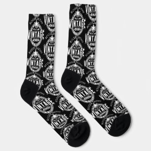 1966 60th Birthday Vintage Aged to perfection Socks