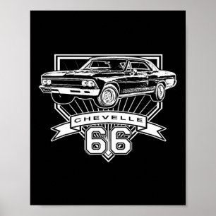 1966 66 Gtx 4th Of July American  Poster