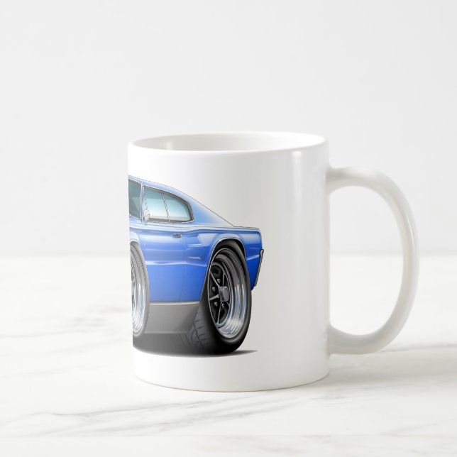 1966-67 Charger Blue Car Coffee Mug (Right)