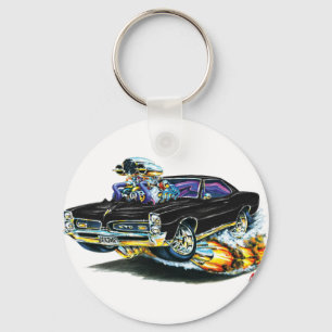 1966-67 GTO Black Car Key Ring