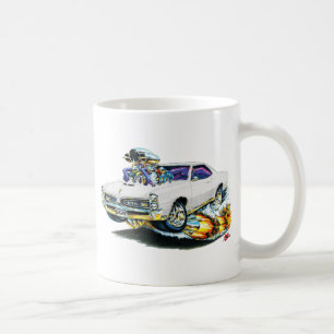1966-67 GTO White Car Coffee Mug