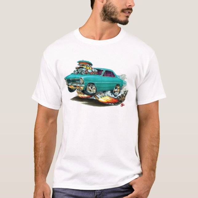 1966-67 Nova Aqua Car T-Shirt (Front)
