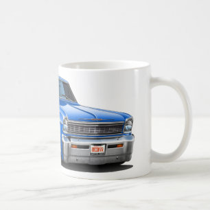 1966-67 Nova Blue Car Coffee Mug
