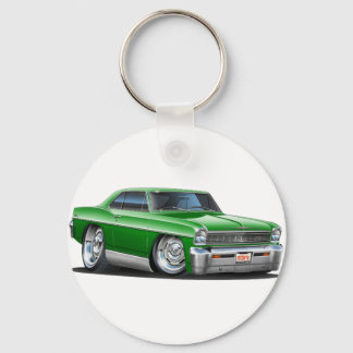 1966-67 Nova Green Car Key Ring