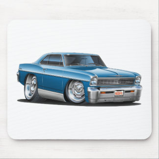 1966-67 Nova Teal Car Mouse Mat
