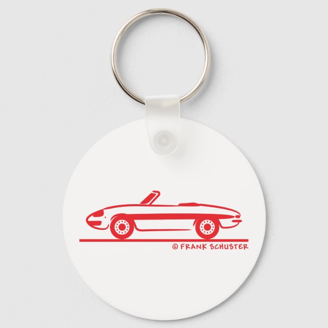 1966 Alfa Romeo Duetto Spider Veloce Key Ring (Front)